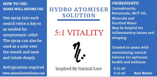 Hydro Atomiser 5:1 Vitality